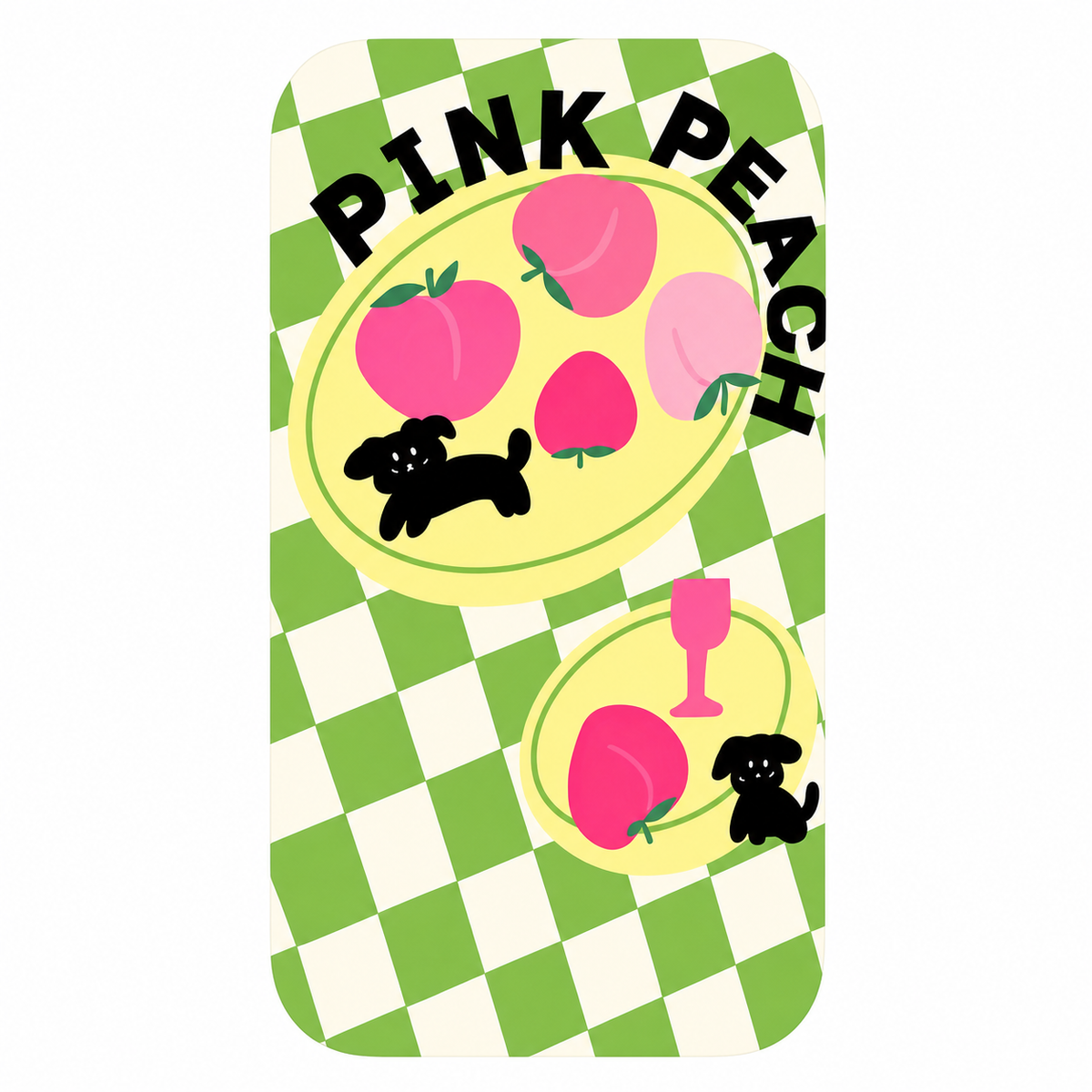 Magnetic Backboard — Pink Peach