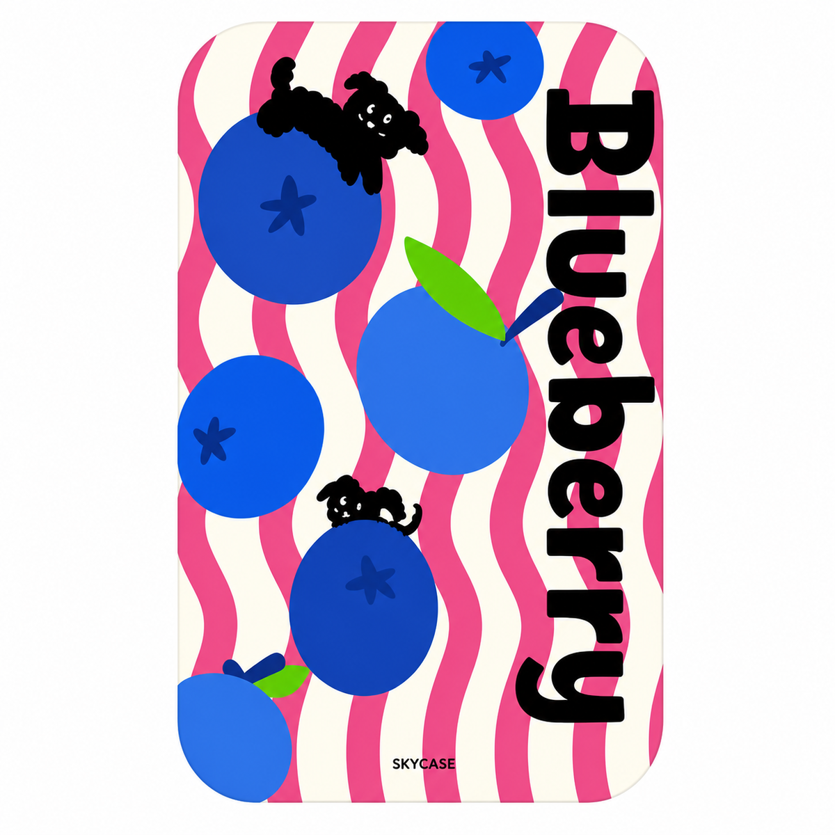 Magnetic Backboard — Blueberry Stripes