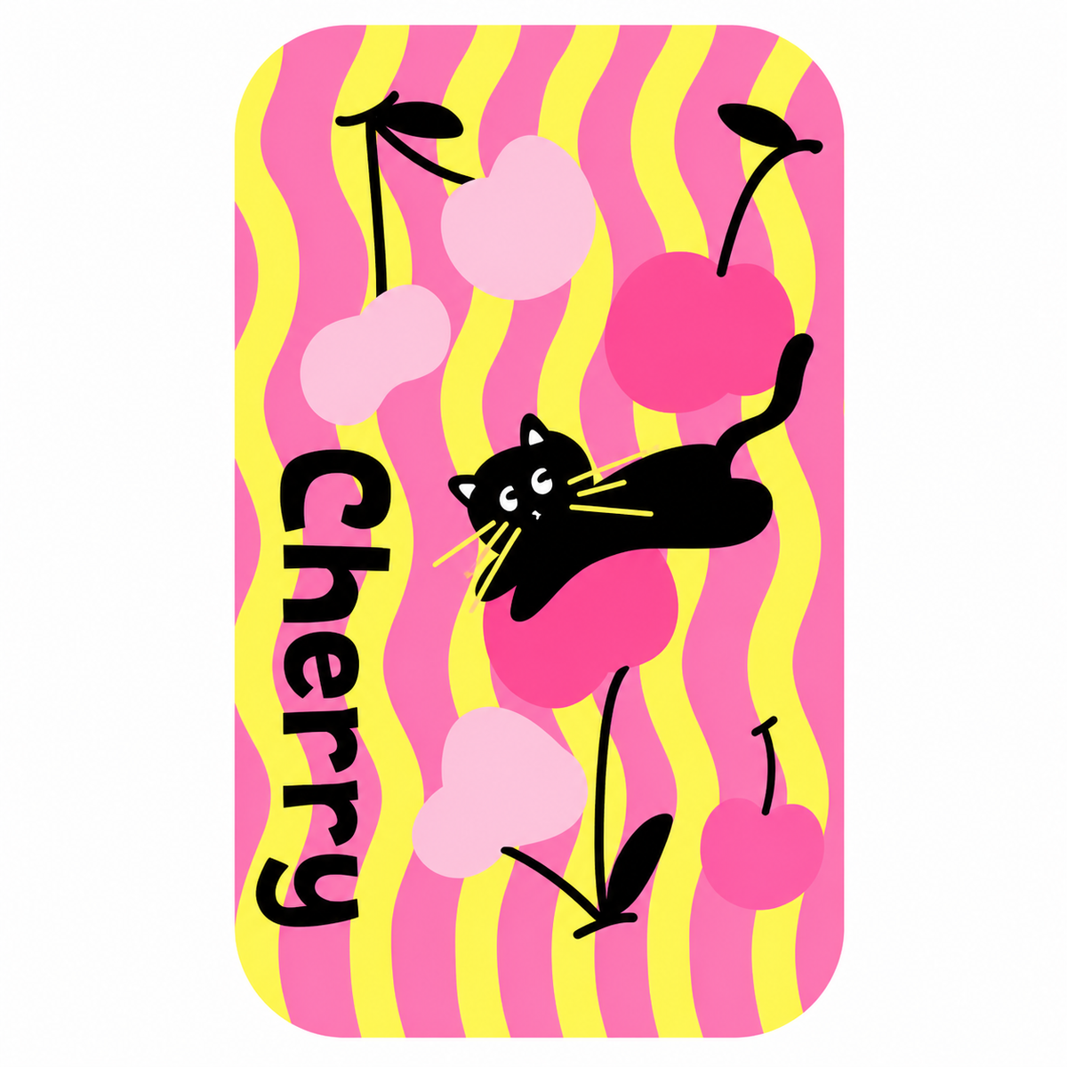 Magnetic Backboard — Cherry Stripes
