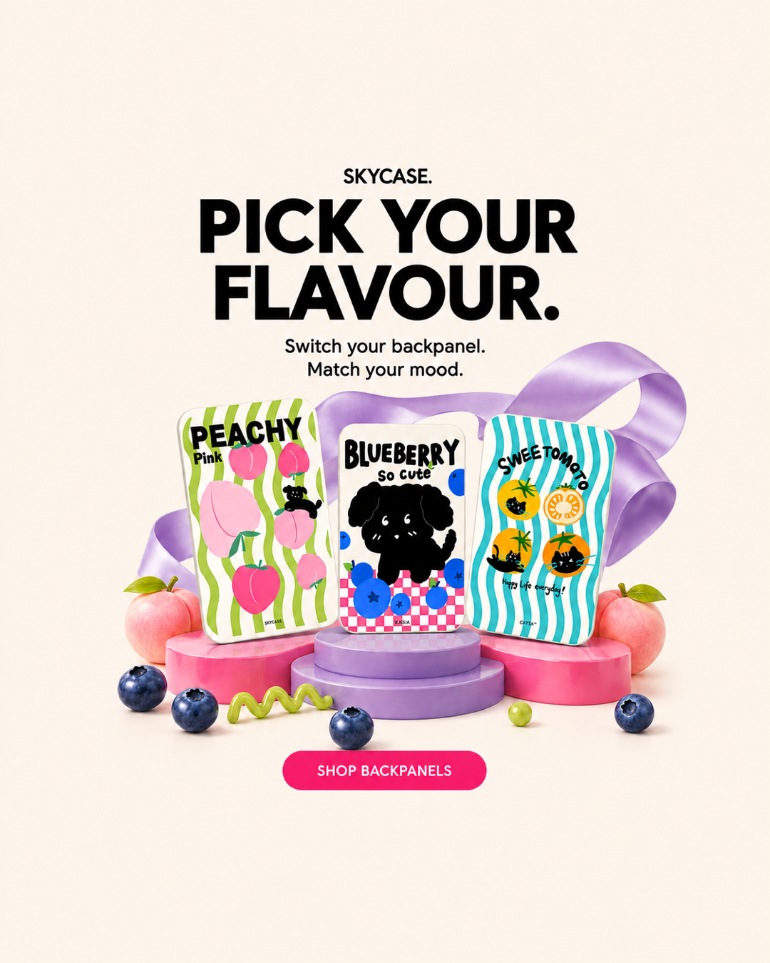 Pick your flavour — the full range of SkyCase magnetic backboards