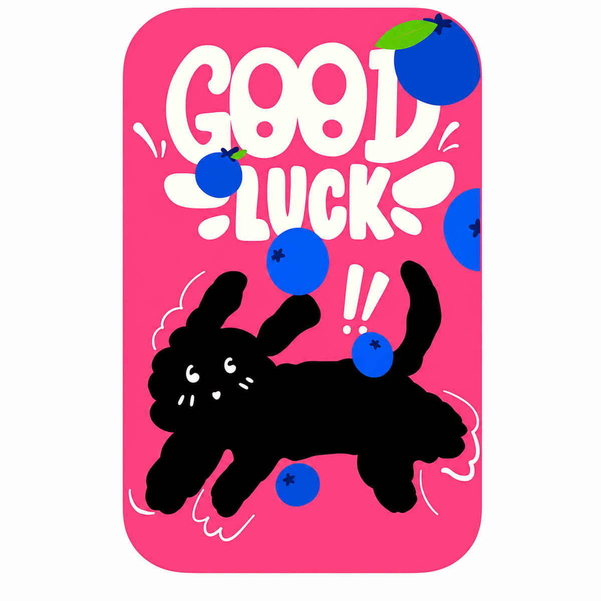 Magnetic Backboard — Good Luck Blueberry